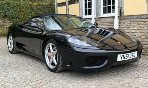 2002 2001 FERRARI 360 SPIDER - COMING TO AUCTION 17TH JUNE For Sale by Auction