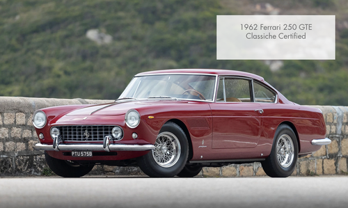 1962 Ferrari 250 GTE Classiche Certified For Sale