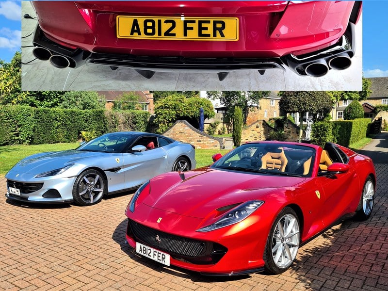 Ferrari 812 cherished number A 812 FER