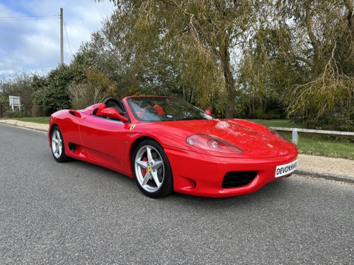 2001 Ferrari 360 3.6 Spider 6 Speed Manual Only 21400 Miles SOLD