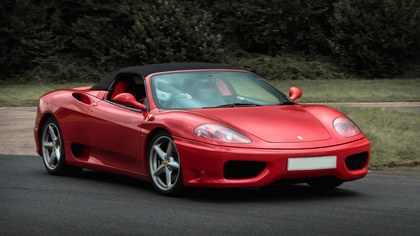 Ferrari 360 Spider for hire in Surrey and London