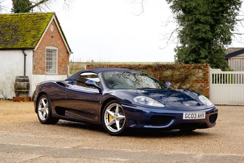 SOLD - 2003 Ferrari 360 Modena Spider