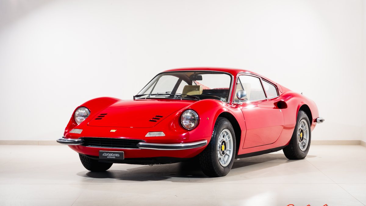 1971 Ferrari Dino 246 Röd manuell Vänsterstyrd i Italien - Till salu ...
