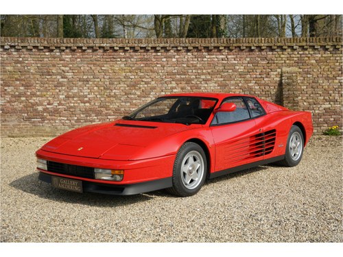 1986 Ferrari Testarossa "Monospecchio" Ferrari Classiche "Red boo For Sale