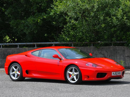 Lot 104 2002 Ferrari 360 Modena F1 Coupé For Sale by Auction