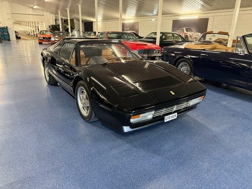 1989 Ferrari 328 GTS Very Rare in Black with Tan Interior For Sale