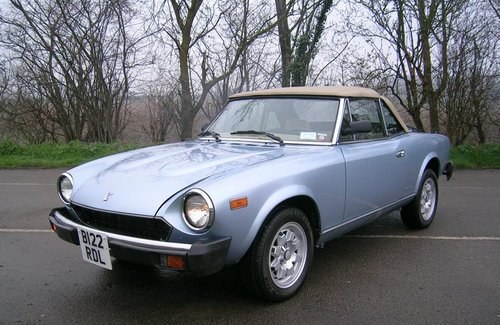 REMAINS AVAILABLE. 1985 Fiat 124 Convertible For Sale by Auction