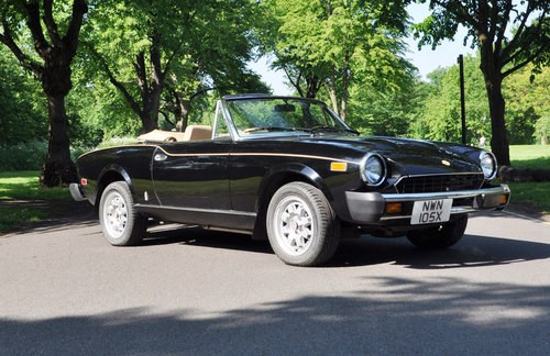 1982 Fiat 124 Spider by Pininfarina: 26 May 2018 For Sale by Auction