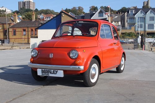 1972 FIAT 500F - RHD, 3 OWNERS, 17,500 MILES SOLD
