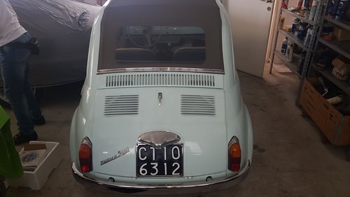 fiat 500d trasformabile 1964 fully restored as new In vendita