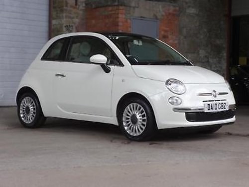 2010 Fiat 500 1.2 Lounge (s/s) 3DR SOLD