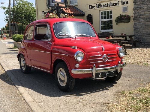 FIAT 600D -1961 -EARLY RARE SUICIDE DOOR MODEL-A STUNNER For Sale