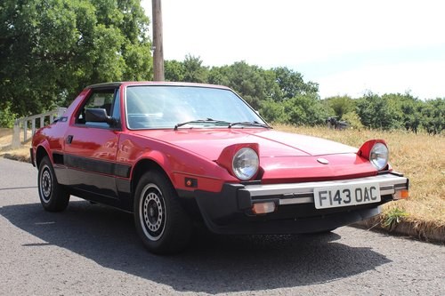 Fiat X19 1988 - to be auctioned 27-07-18 For Sale by Auction