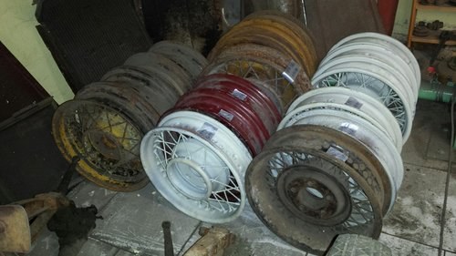1930 spoked wheels In vendita