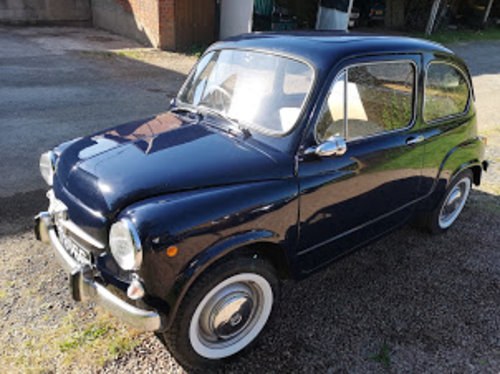 Rare RHD 1969 Fiat 600d in beautiful condition For Sale
