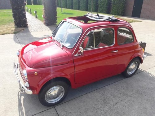 FIAT 500 L 1972 RED PERFECT CONDITION RESTORED SOLD