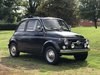 1971 Fiat 500 Lusso -nice car in Black and Tan  For Sale