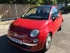 2009 09 FIAT 500 LOUNGE 1.2 LEATHER SROOF HPI CLEAR For Sale