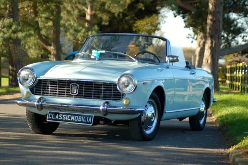 1964 Fiat 1500 Spider with factory hardtop SOLD
