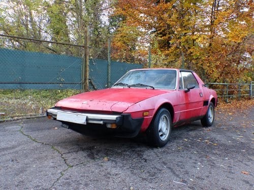 1979 Fiat X1 / 9 project vehicle with overhauled 1.5 liter engine SOLD