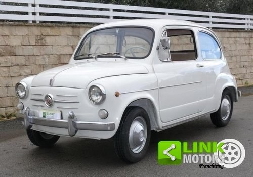 1965 Fiat 600 D 750 cc ASI TARGA ORO For Sale