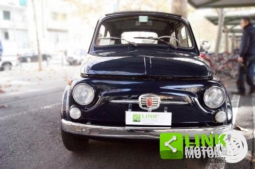 1965 FIAT CINQUECENTO 110F, 8 BULLONI UNICO PROPRIETARIO, POCHIS For Sale