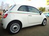 1212 WHITE FIAT 500 LOUNGE ONLY 19,023 MILES AIR CON / £30 R.F.L SOLD