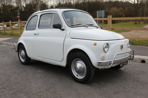 1971 Fiat 500 L Original LHD imported from Italy Beautiful VENDU