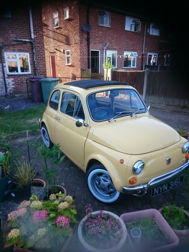 1972 Beautiful Fiat 500 Luuso formerly owned by celebri VENDUTO