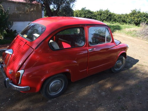 Lovely condition 1960 Fiat 600D Fanalone For Sale