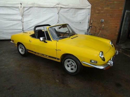 1972 FIAT 850 SPORT SPIDER CONVERTIBLE(1971)YELLOW! SOLID PROJECT SOLD