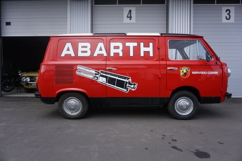 1973 Fiat 850T Abarth Corse Look, round lamps, VERKAUFT