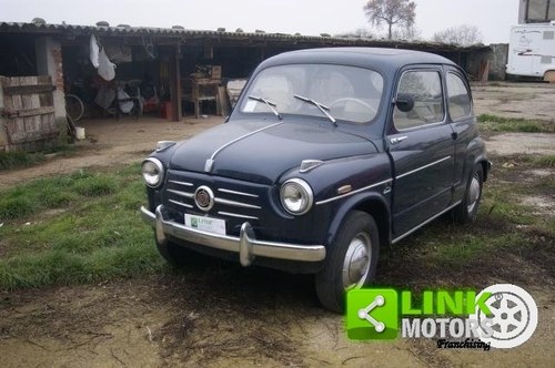 1959 Fiat 600 PRIMA SERIE VETRI DISCENDENTI FRENI A DISCO ANTERI In vendita