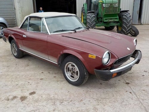 1981 FIAT 124 SPIDER 2.0 LHD  For Sale