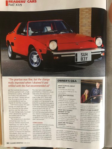 1983 Fiat X19 in great condition ready to enjoy For Sale