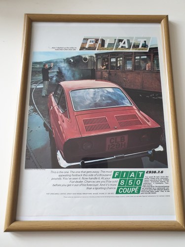 Original 1970 Fiat Advert VENDUTO