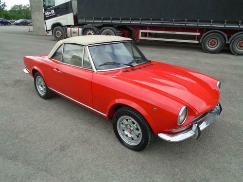 1969 FIAT 124 1.4 AS SPORT SPIDER CONVERTIBLE SOLD