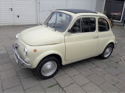 Fiat 500 Luxury beige 1972 6250 EURO VENDU