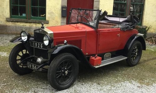 1926 FIAT 509 ROADSTER WITH DICKEY For Sale by Auction