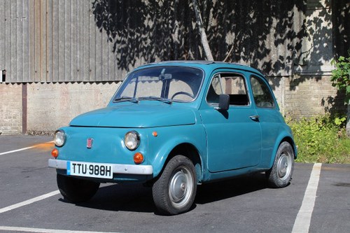 Fiat 500 1970 - To be auctioned 25-10-19 For Sale by Auction