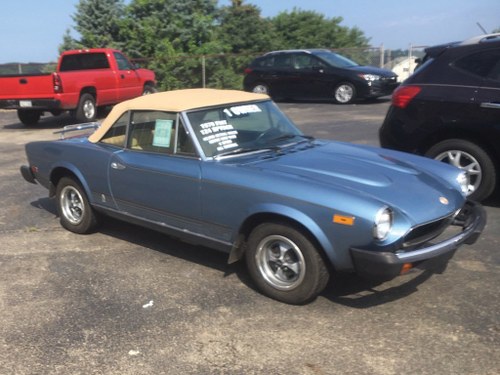 1979 Fiat 124 Spider  For Sale by Auction