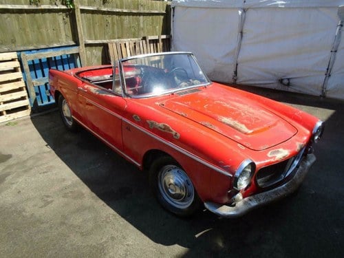 FIAT 1200 VS LHD CABRIOLET (1961) RED! US IMPORT! VERY RARE  SOLD