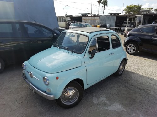 1967 FIAT 500 F LIGHT BLUE - FULLY RESTORED VERKOCHT