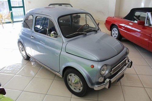1971 Fiat 500 My Car Francis Lombardi with Roof close SOLD