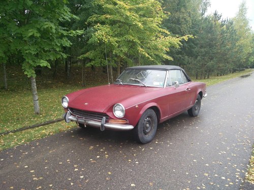 1969 Fiat 124 Sport Spider, Serie 1, AS '69 LHD For Sale