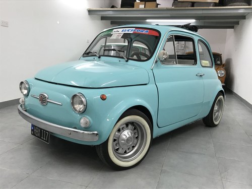 1966 Fiat 500 turqoise For Sale