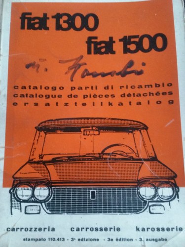1965 Fiat 1500 Station unfinished restauration VENDUTO