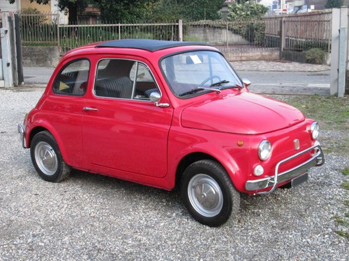 1971 FIAT 500 L - ASI CERTIFIED For Sale