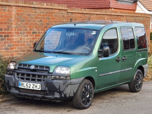 2002 LEFT HAND DRIVE FIAT DOBLO 1.9 JTD ELX - 7 SEATER - MPV -LHD En Venta