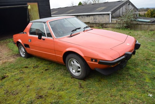 1977 Fiat X1/9 For Sale by Auction